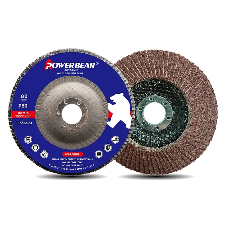 Diska tal-flap tal-aluminju kalċinat